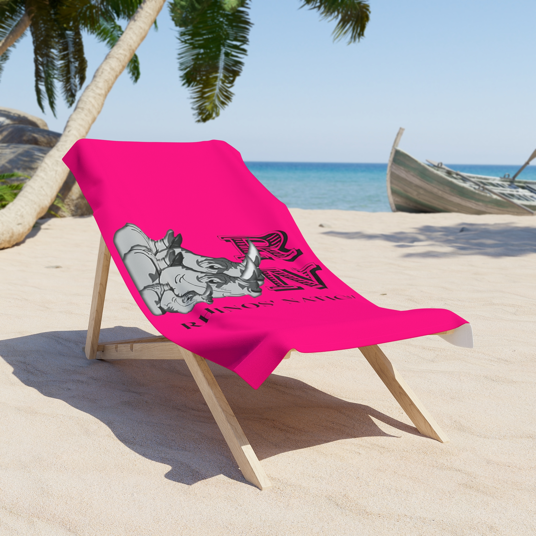 RN Beach Towels - Hot Pink