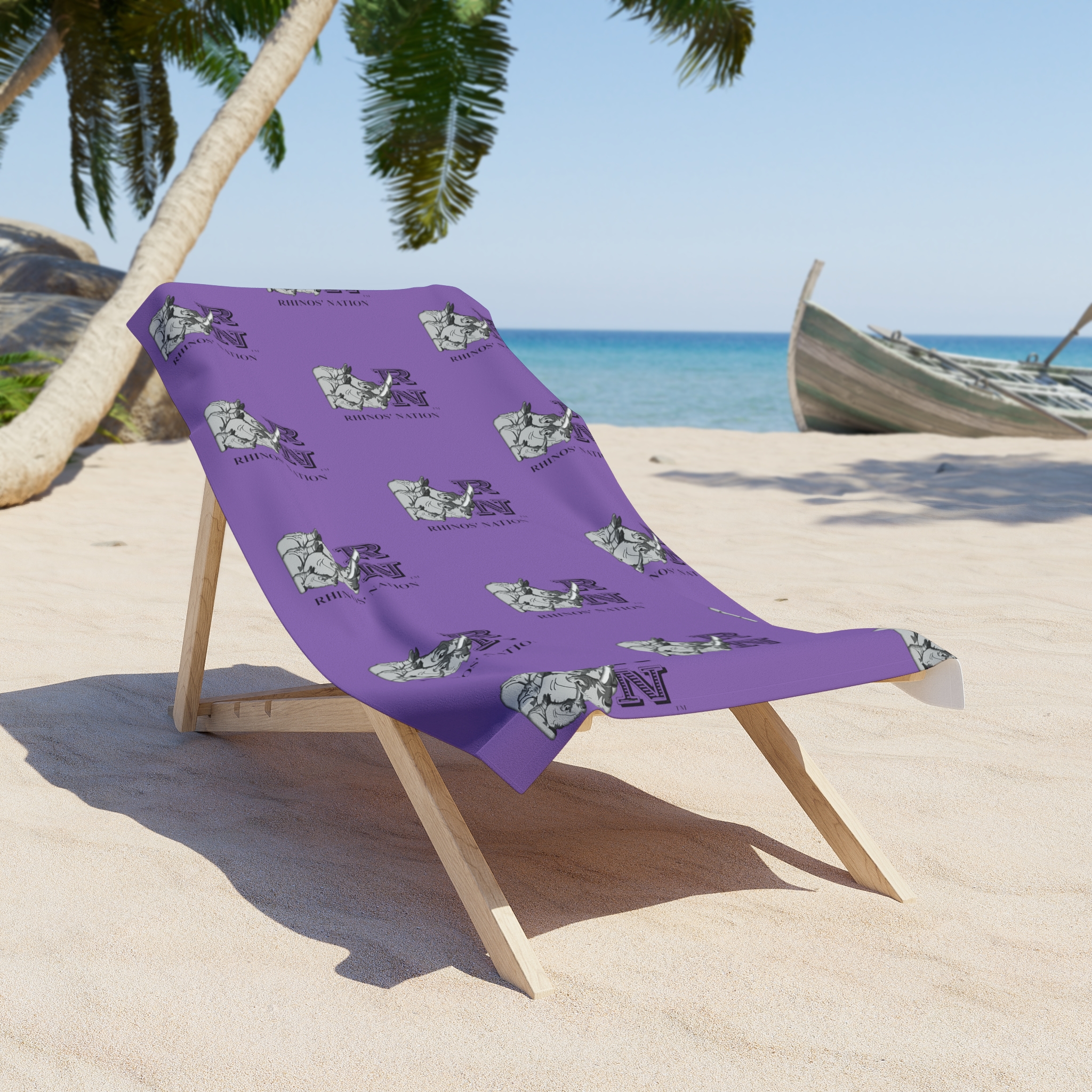 RN Beach Towels - MP - Lite Purple