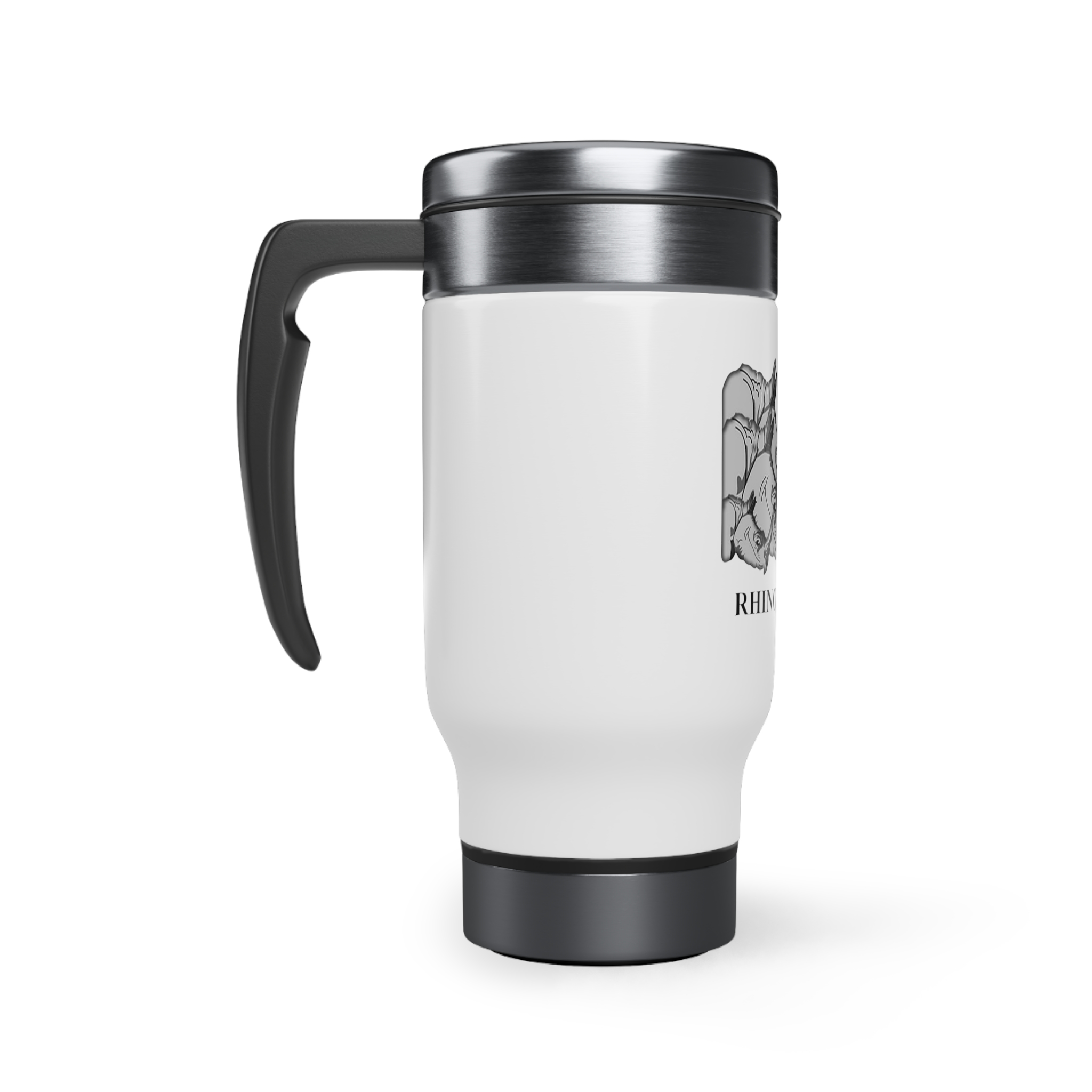 RN Stainless Steel Travel Mug - Side view