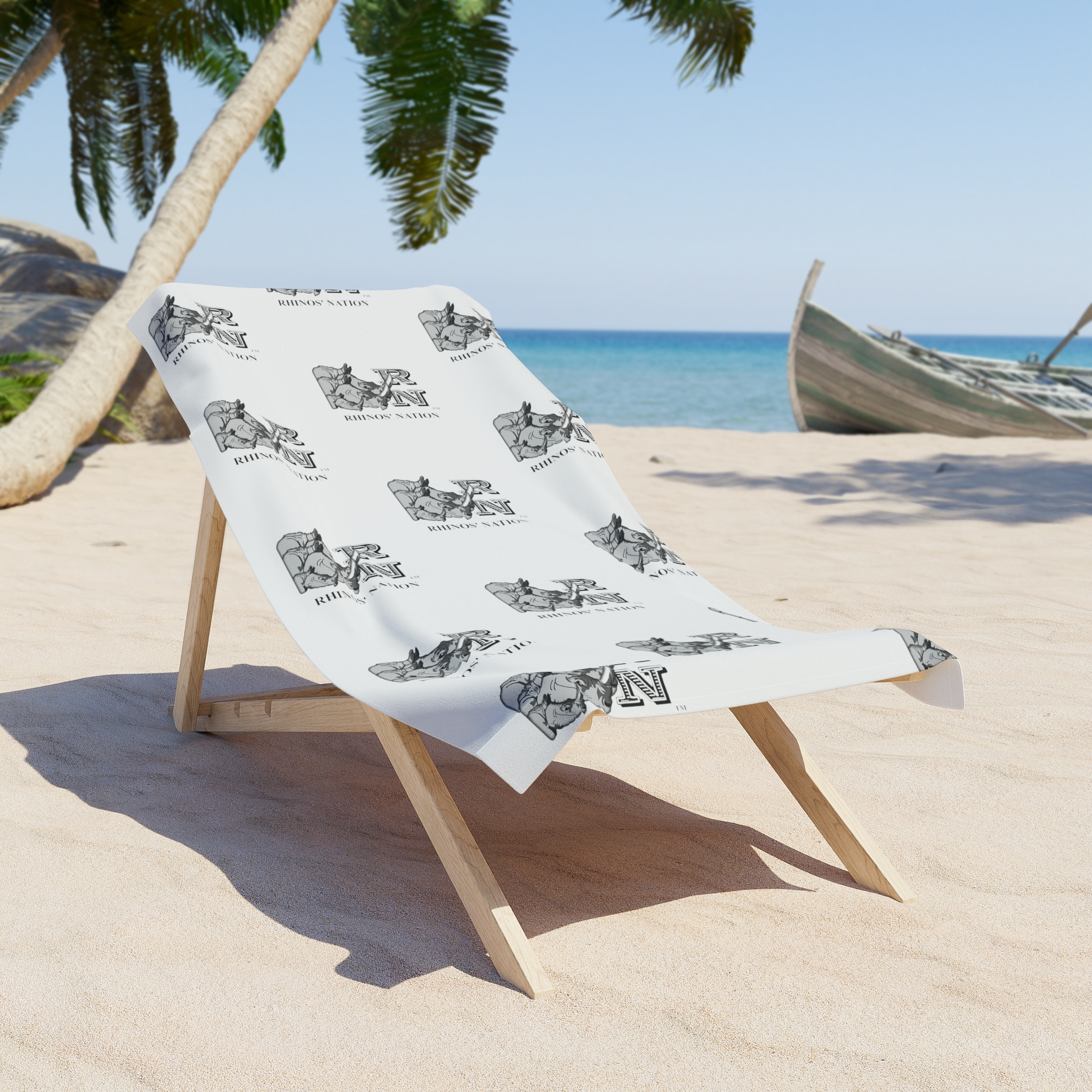 RN Beach Towels - MP - White