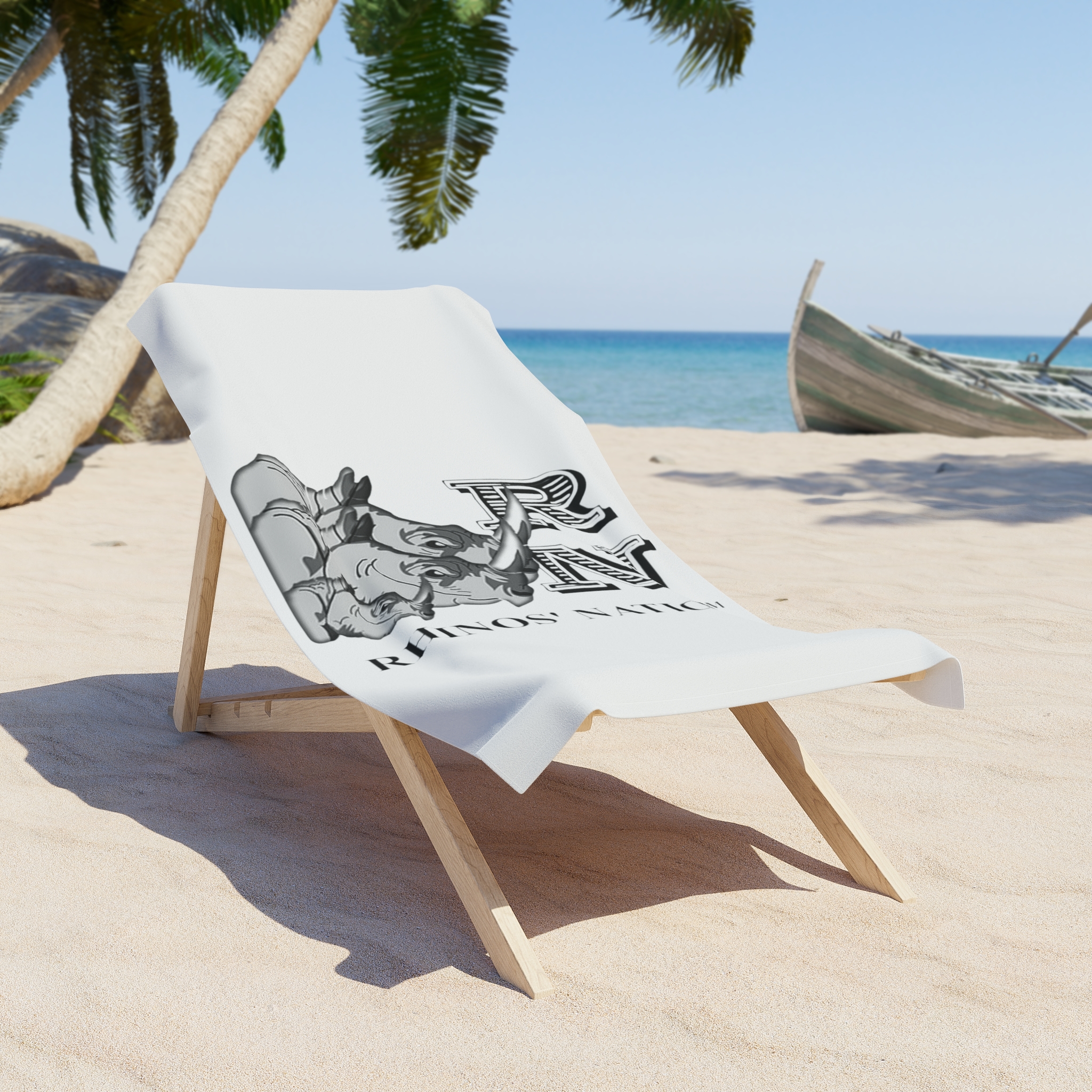 RN Beach Towels - White